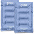 Cool Coolers by Fit & Fresh 2 Pack XL Soft Ice Packs for Cooler, Flexible Stretch Nylon, Lunch Box Ice Packs, Large Reusable Freezer Packs