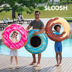 JOYIN 3 Pack Pool Floats, Pool Tube for Kids Swim Rings Inflatable Tubes, Floatie Ring Water Toys for Swimming, Summer Beach Party