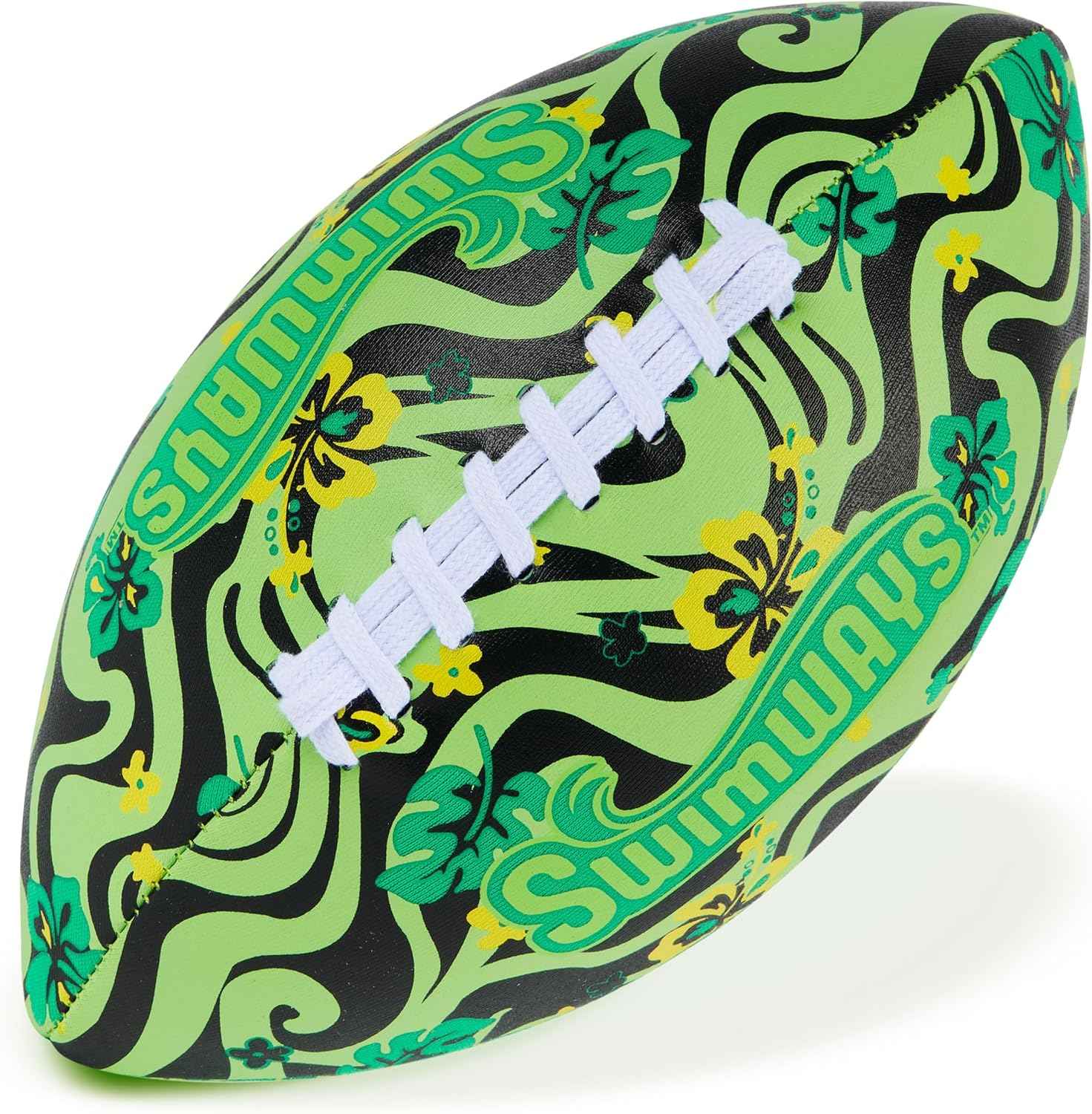 Swimways Hydro Waterproof Football, Outdoor Games for Adults and Kids, Swimming Pool Accessories and Pool Party Games,9.25 Inches