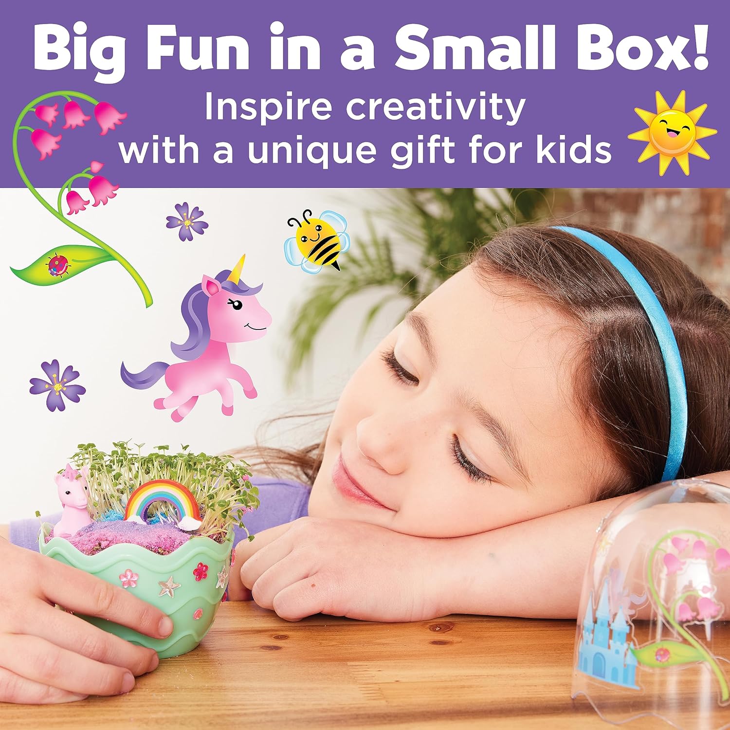 Creativity for Kids Mini Garden: Gifts for Girls, Crafts and Toys, Stocking Stuffers for Kids (Ages 6+)