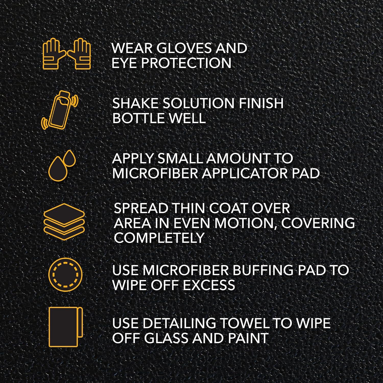 Solution Finish - Black Plastic & Vinyl Trim Restorer - Use for Car and Truck Detailing, No Wet Look, Instantly Revives Color to Trim, Bumpers, Mud Flaps, Etc., Black