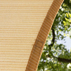 Amgo 16' x 16' x 22.6' Beige Right Triangle Sun Shade Sail UPF50+ Canopy Awning AGSLT, 95% UV Blockage, Water & Air Permeable, 200GSM Heavy Duty Commercial and Residential