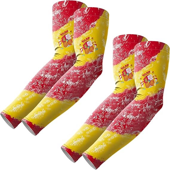 Arm Sleeves, Cooling UV Sun Protection Sports Compression for Men/Women