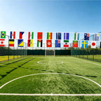 2026 World Cup Team Flags Banner String 48 Countries Flags Banner Set for World Cup Soccer Party Sports View Bar Club Garden Decorations,5.5 x 8.2Inch