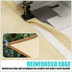 Amgo 16' x 16' x 22.6' Beige Right Triangle Sun Shade Sail UPF50+ Canopy Awning AGSLT, 95% UV Blockage, Water & Air Permeable, 200GSM Heavy Duty Commercial and Residential