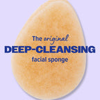 Buf-Puf Gentle Facial Sponge, Dermatologist Developed, Removes Deep Down Dirt & Makeup That Causes Breakouts and Blackheads, Reusable, Exfoliating, 1 Count