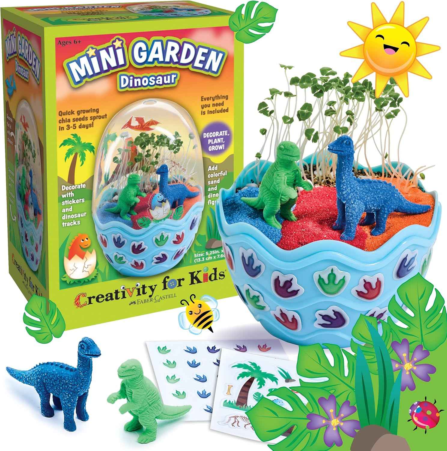Creativity for Kids Mini Garden: Gifts for Girls, Crafts and Toys, Stocking Stuffers for Kids (Ages 6+)