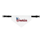 Patriotic Dog Bandana, Dog Accessory, Pet Gift, Holiday Pet Apparel, USA Dog Scarf, Fourth of July Bandana