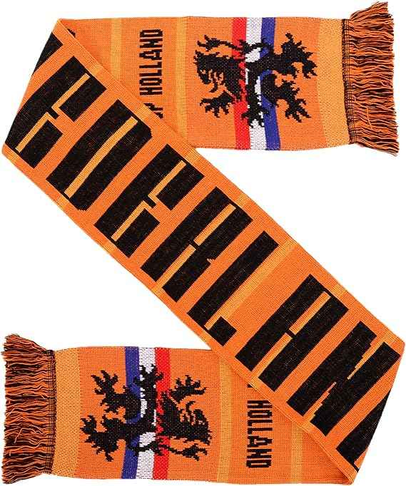 Euroscarves Netherlands Holland Nederland Soccer Knit Scarf