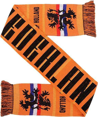 Euroscarves Netherlands Holland Nederland Soccer Knit Scarf