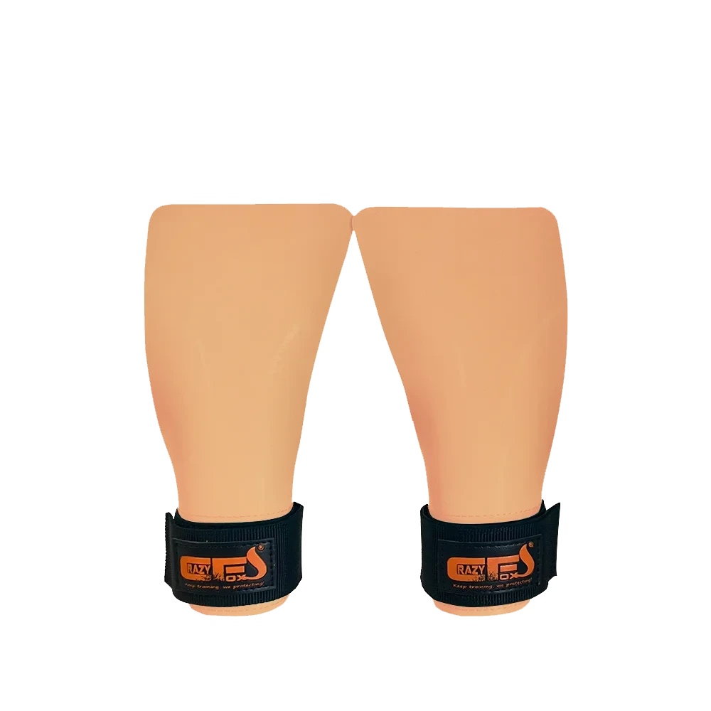 Rubber Chalk Free Weight Lifting Grips Heavy Duty Straps Alternative Power Lifting Hooks for Deadlift Wrist Support Calleras
