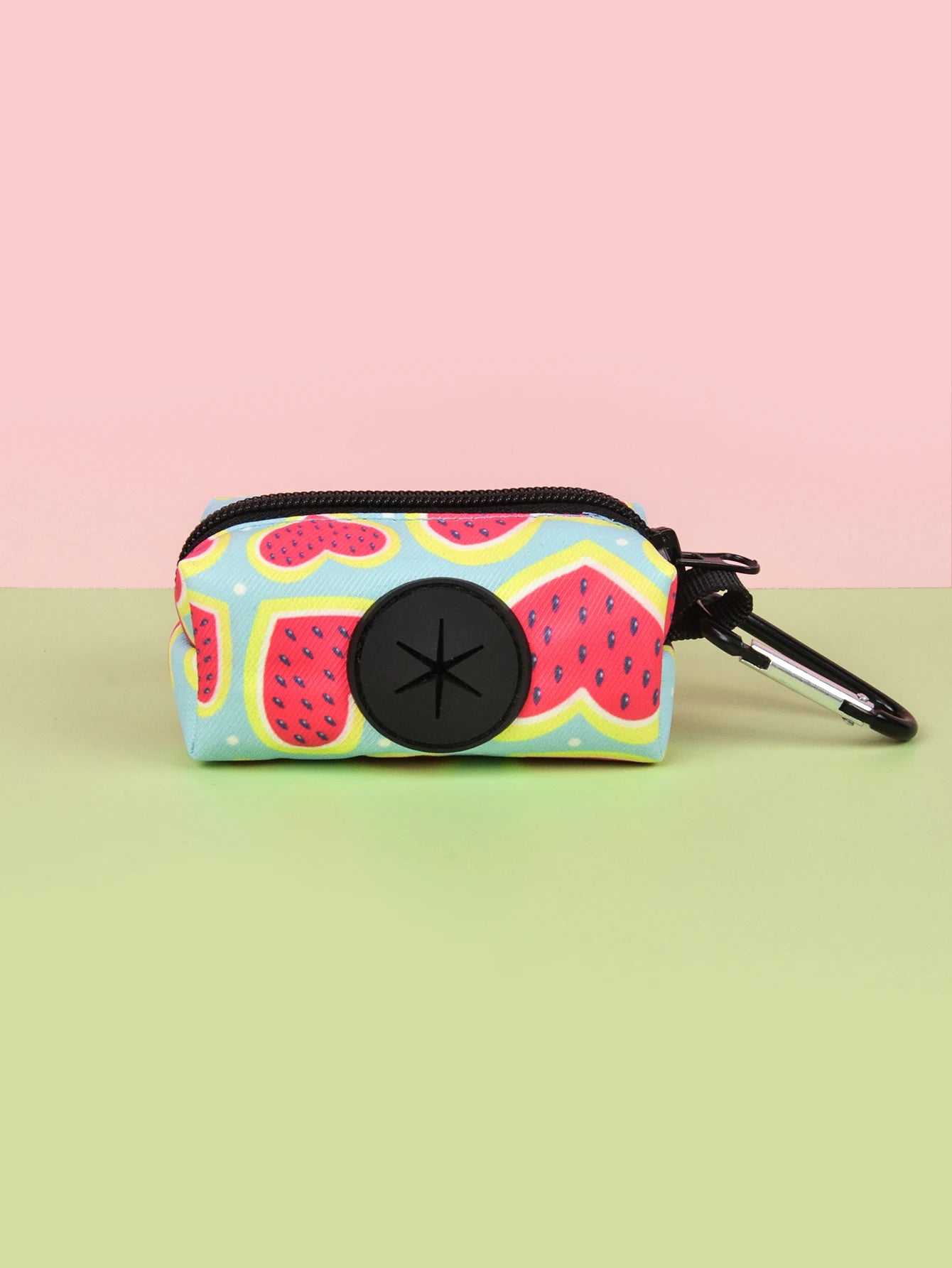 Cute Valentine’s Day Pet Poop Bag Holder – Clip-On Dispenser for Dog Leash (Bags Not Included)