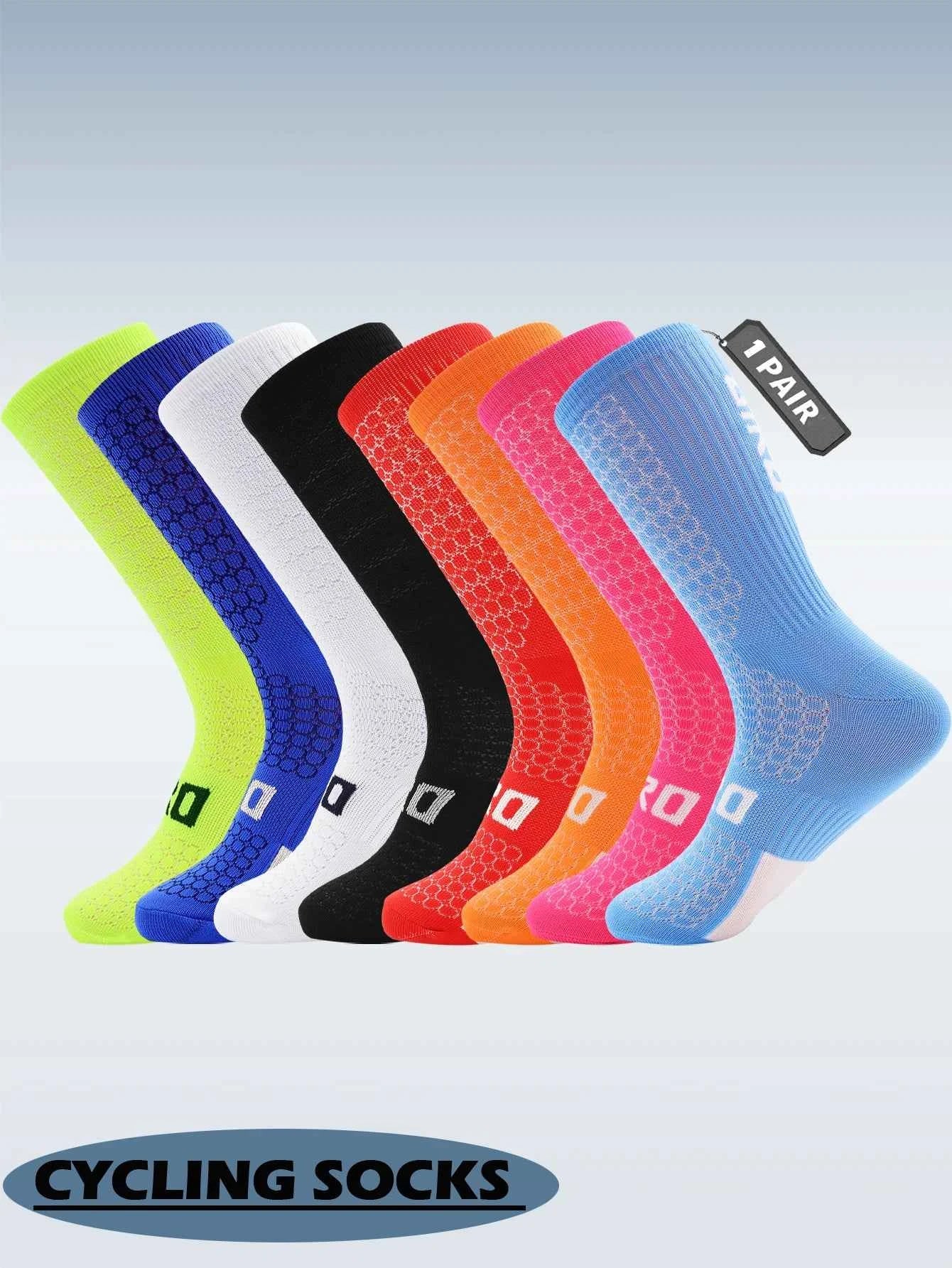Professional Cycling Socks Compression Socks Breathable Men's And Women's Sports Running Basketball Socks