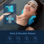 Cervical Neck Support Pillow Ergonomic Neck Relaxer Shoulder Support Stretching Pillow for Sleep Relaxation