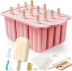 New Summer Hot Sales Ice Cream Tools With Wooden Sticks silicone popsicle molds custom mini silicone ice cream popsicle mold