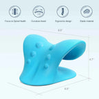 Cervical Neck Support Pillow Ergonomic Neck Relaxer Shoulder Support Stretching Pillow for Sleep Relaxation