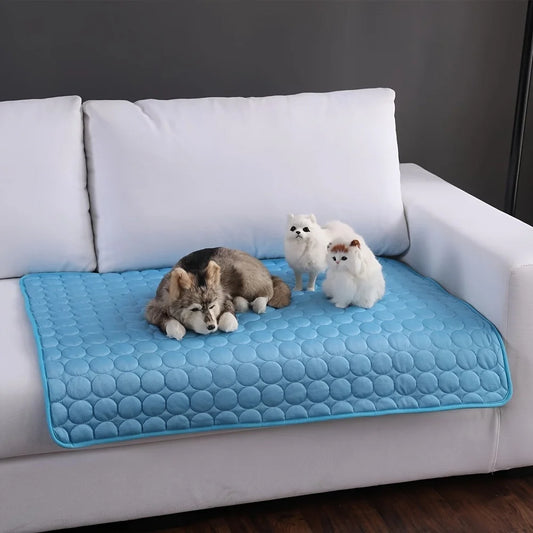 Dog Cooling Mat Summer Pet Cold Bed Extra Large For Small Big Dogs Pet Accessories Cat Durable Blanket Sofa Cat Ice Pad Blanket - WTN Essentials 