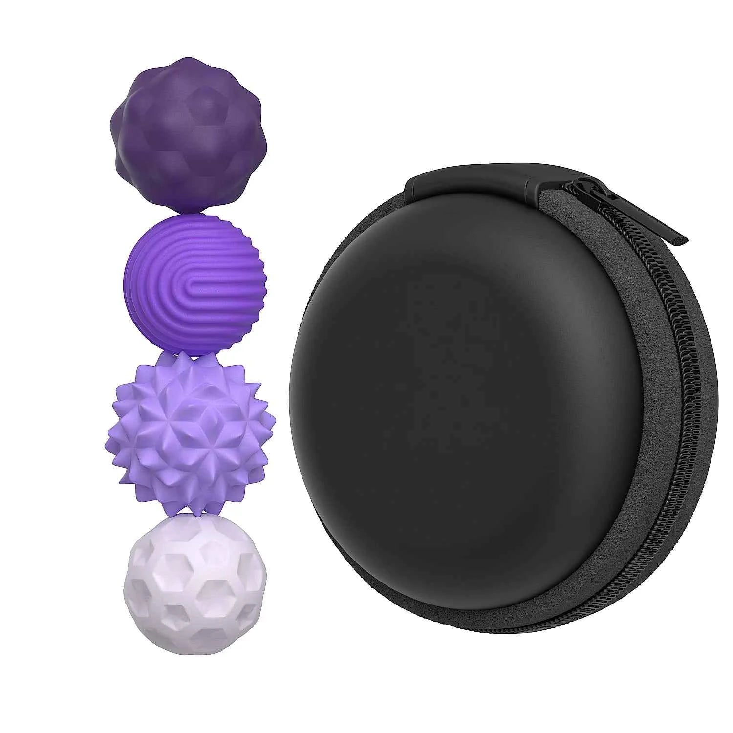 New Stress-Relief Magnetic Ball Toy Durable Rubber Fidget Spinner Toy Multicolor Novelty Relax Gadget for Adults and Youngsters