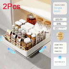 Pull-Out Kitchen Cabinet Organizer – Sliding Storage Drawer & Spice Rack