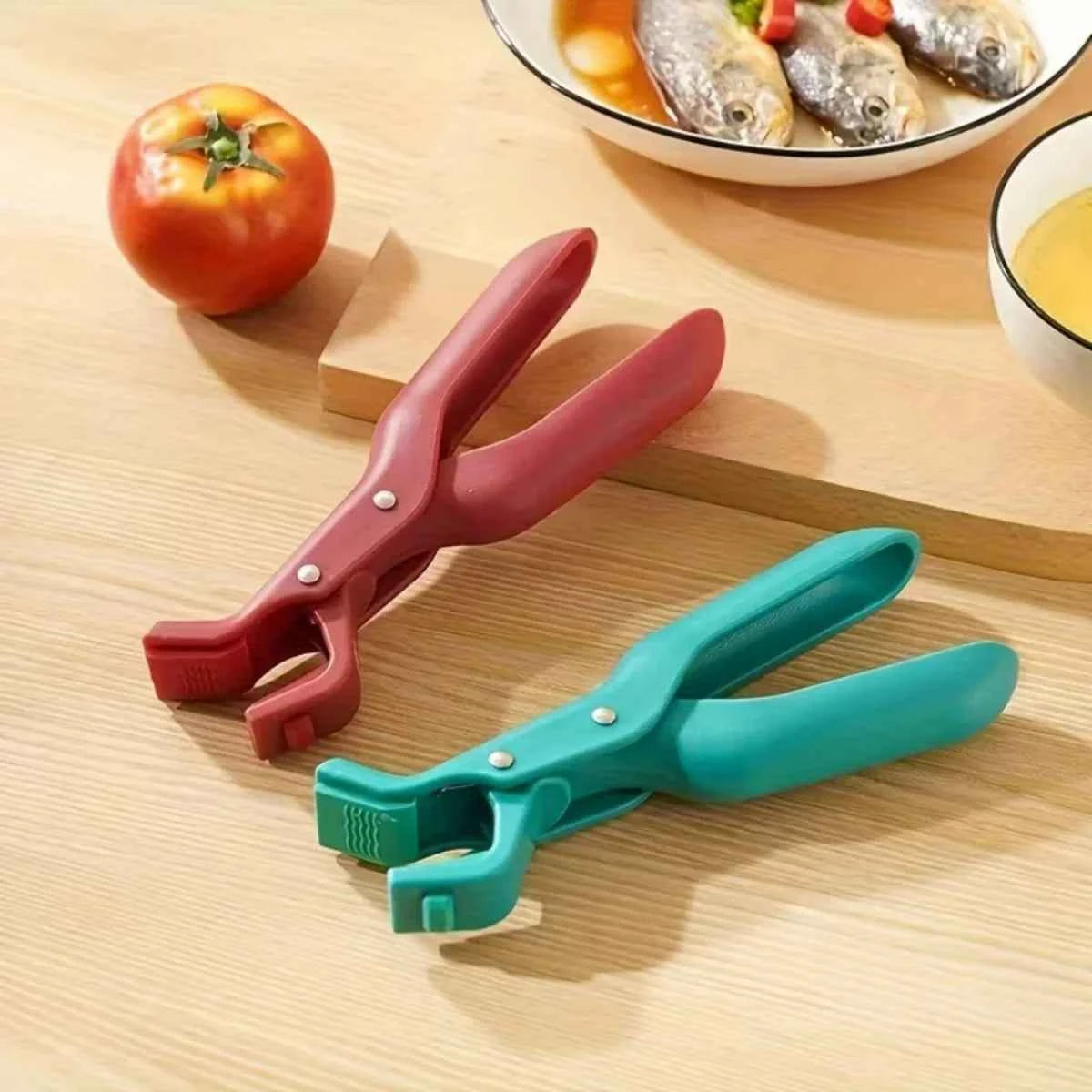 Multi-Function Hot Plate Gripper – Anti-Scald Bowl & Dish Clamp