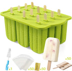 New Summer Hot Sales Ice Cream Tools With Wooden Sticks silicone popsicle molds custom mini silicone ice cream popsicle mold