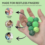 New Stress-Relief Magnetic Ball Toy Durable Rubber Fidget Spinner Toy Multicolor Novelty Relax Gadget for Adults and Youngsters