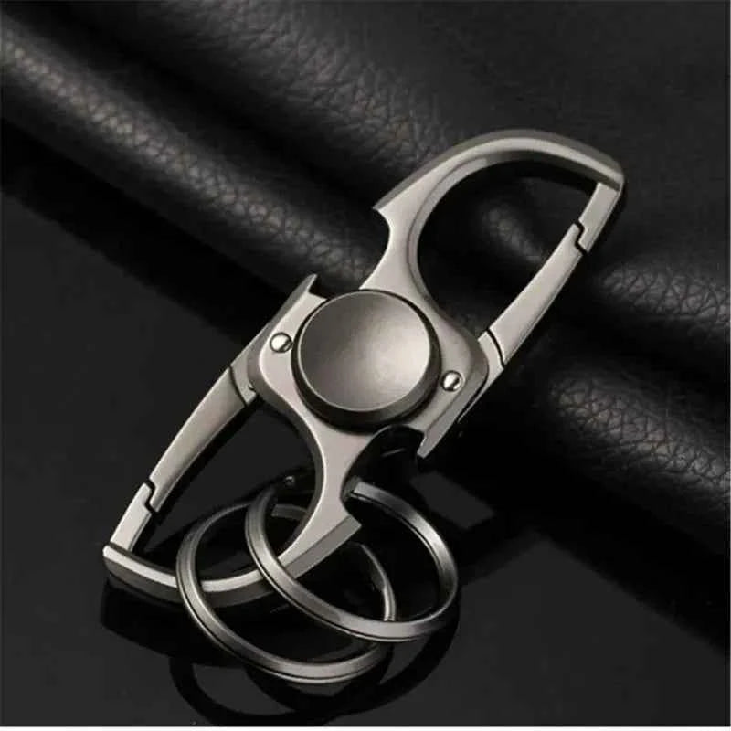 Finger Spinner Keychain Bottle Opener Stress Relief EDC Toy