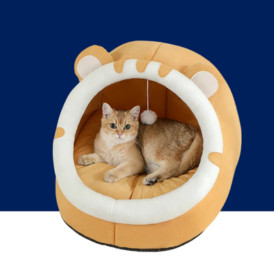 Cat Cave Bed – Washable Cat Bed & Cozy Hideaway