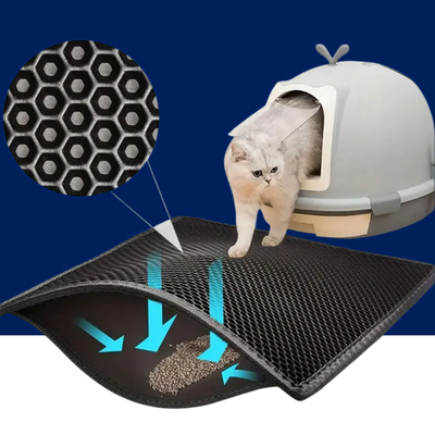 Cat Litter Mat – Waterproof Double Layer For Clean Floors