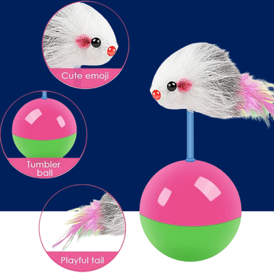 Cat Toys Set – Mouse & Teasing Interactive Pet Toys