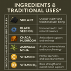 Shilajit Black Seed Oil Gummies