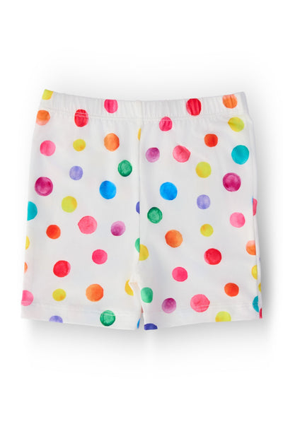 Colorful Dots Twirl Shorts