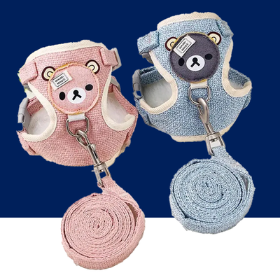 Cute Bear Vest Style Pet Leash for Small Pets