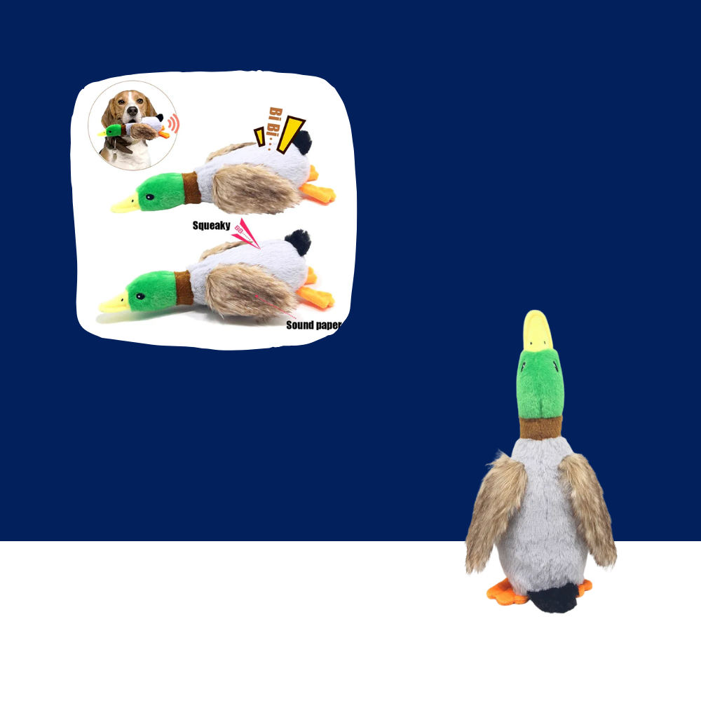 Durable Squeaky Duck Dog Toy