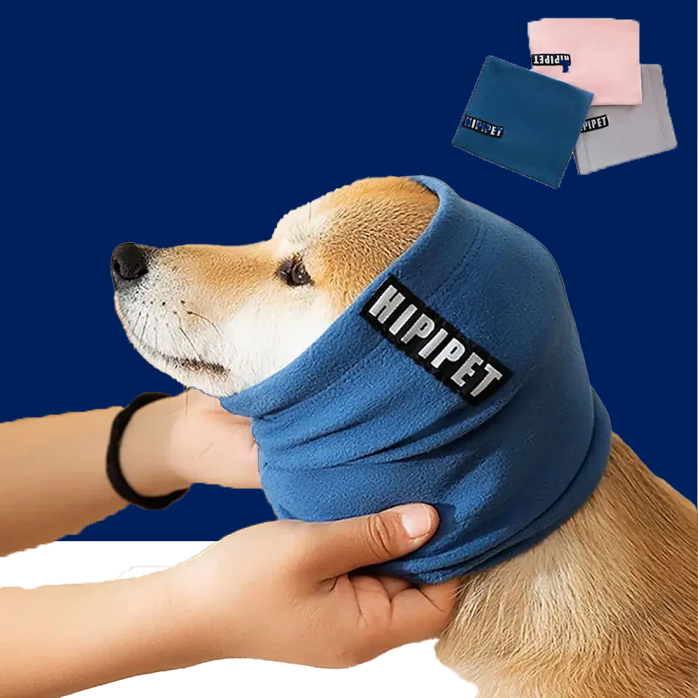 Dog Grooming Earmuffs – Soft Noise-Proof Ear Cover for Bathing & Drying