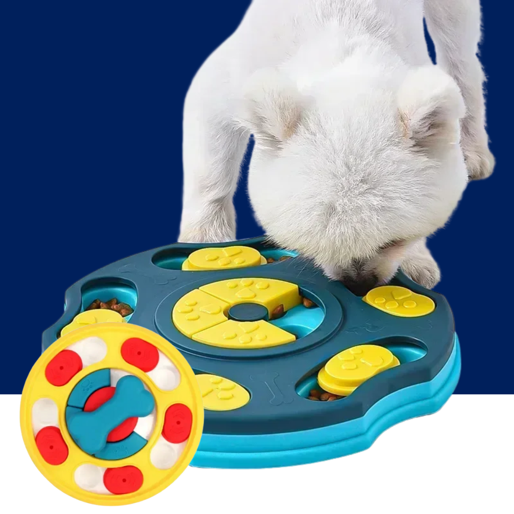 Dog Puzzle Slow Feeder Toy – Interactive Treat Dispenser for Mental Stimulation