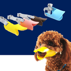 Dog Silicone Duck Muzzle Mask – Anti-Bite & Anti-Bark Adjustable Pet Muzzle