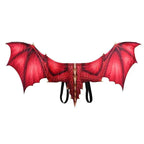 Adult Halloween Decoration Carnival Party Animal Costume Dragon Cosplay Masquerade Face Mask and Wings
