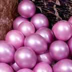 10- 100 pieces metal balloon Gold Silver Chrome Ballon Wedding Decoration white black Macaron Birthday Party Supplies 10 12 inch
