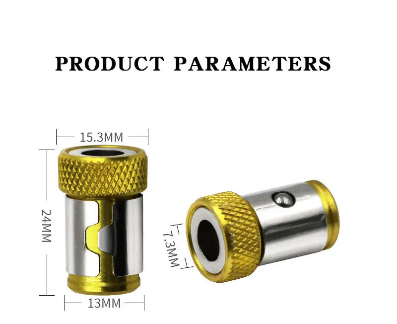Magnetic Bit Holder Alloy Electric Magnetic Magnet Powerful Ring For 6.35mm Shank Magnetizer for Phillip Drill Bits