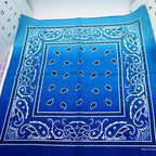 New Design Fashion Hip Hop Cotton Bandana Square Cashew Scarf Headband Tie Dye Black Red Paisley Gifts For Women/Men/Boys/Girls