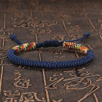 Tibetan Buddhist Bracelet Unisex Handmade Braided King Kong Knot Colorful String Bracelets for Women Men Lovers Lucky Jewelry
