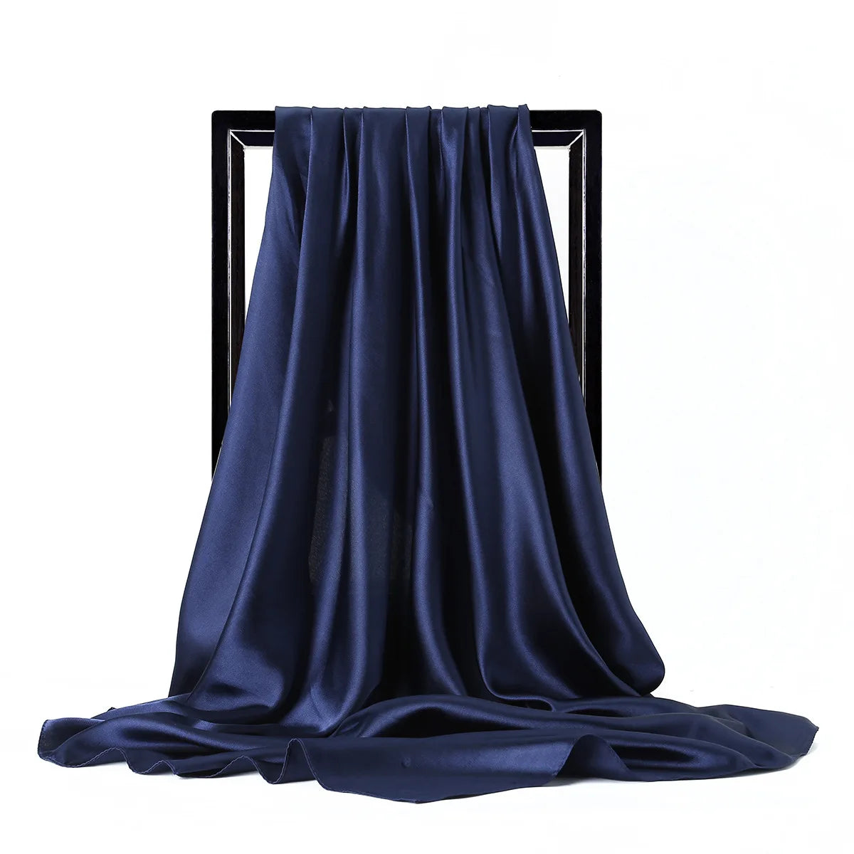 Luxury Satin Silk Feel Scarf for Women Hijab Shawl & Head Wrap