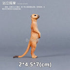 Simulation Wild Animals Zoo Wolf Monkey Fox Chameleon Pangolin Squirrel Chinchilla Donkey Sloth Model Figures Educational Toys