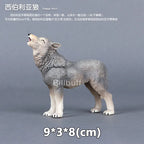 Simulation Wild Animals Zoo Wolf Monkey Fox Chameleon Pangolin Squirrel Chinchilla Donkey Sloth Model Figures Educational Toys