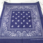 New Design Fashion Hip Hop Cotton Bandana Square Cashew Scarf Headband Tie Dye Black Red Paisley Gifts For Women/Men/Boys/Girls