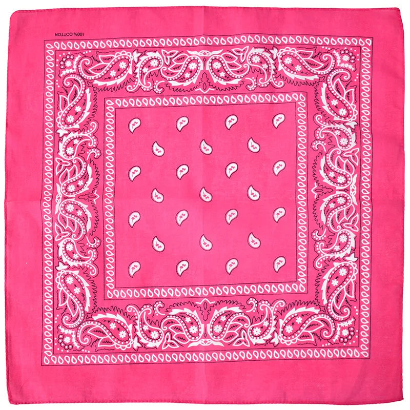 Hot Sell Kerchief Bandana Hip Hop Fashion Headband Neck Scarf Sports Headwear Wrist Wraps Head Square Scarves