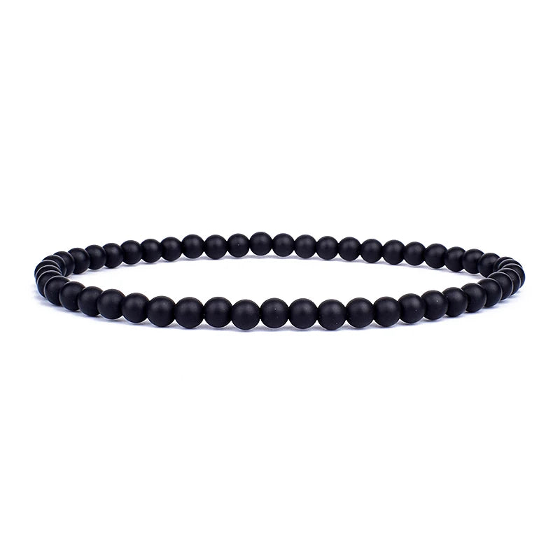 4mm 6mm Mini Energy Charm Bracelet Natural Stone Beads Yoga Healing Bracelet Jewelry for Women Men Best Friend Gift Dropshipping