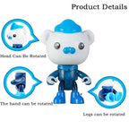The Octonauts toy set children's toys Barnacles Kwazii Peso Penguin Shellington Dashi Inkling anime action figure children's toy