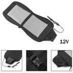 DC 12V 3D Spacer Car Summer Cool Air Seat Cushion With 8Fan Fast Blowing Ventilation Seat Cooling Pat Refrigerated Seat